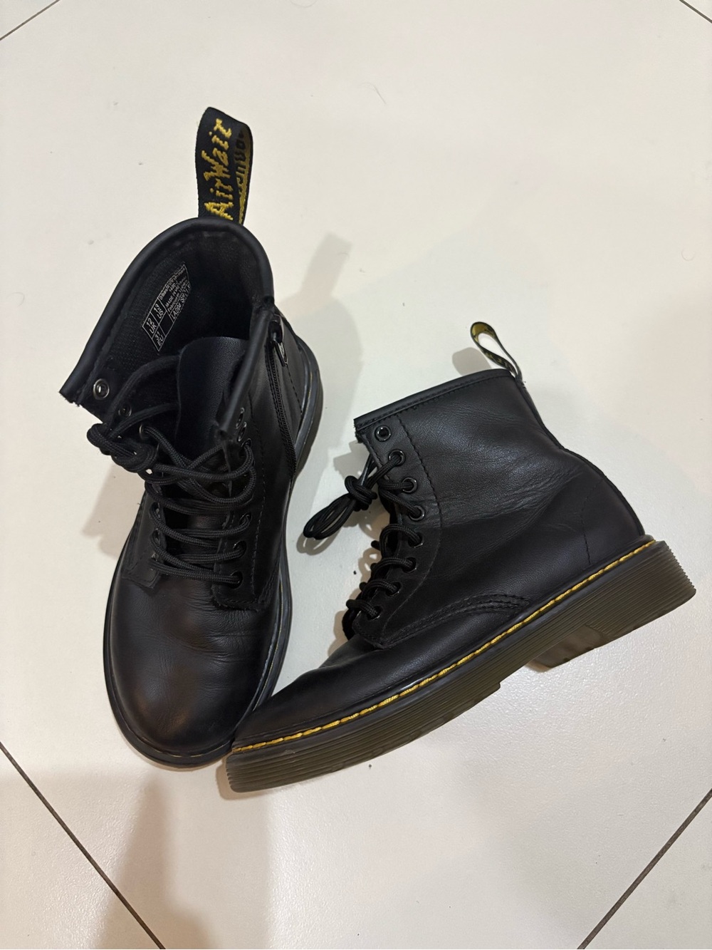 Dr. Martens Youth 1460 Softy T Leather Lace-Up Boots